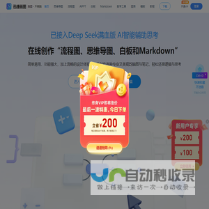 迅捷画图-专业的在线作图网站,在线画思维导图、流程图